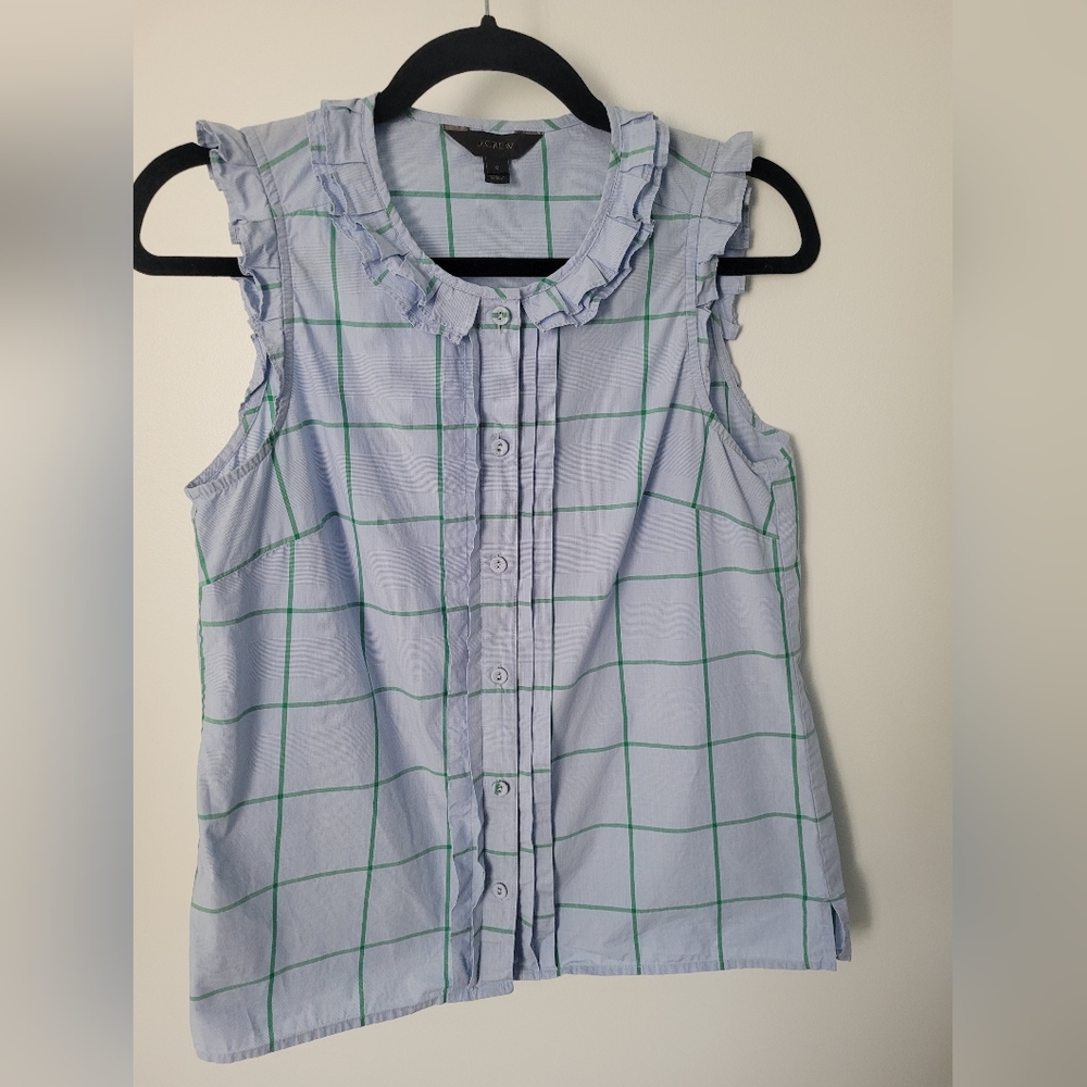 J. Crew sleevless blouse
